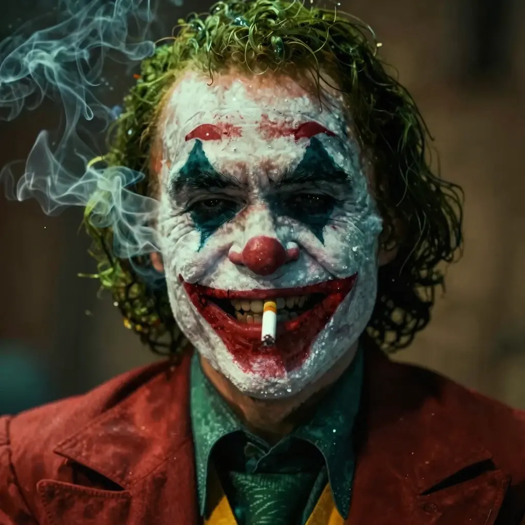 joker smoking
