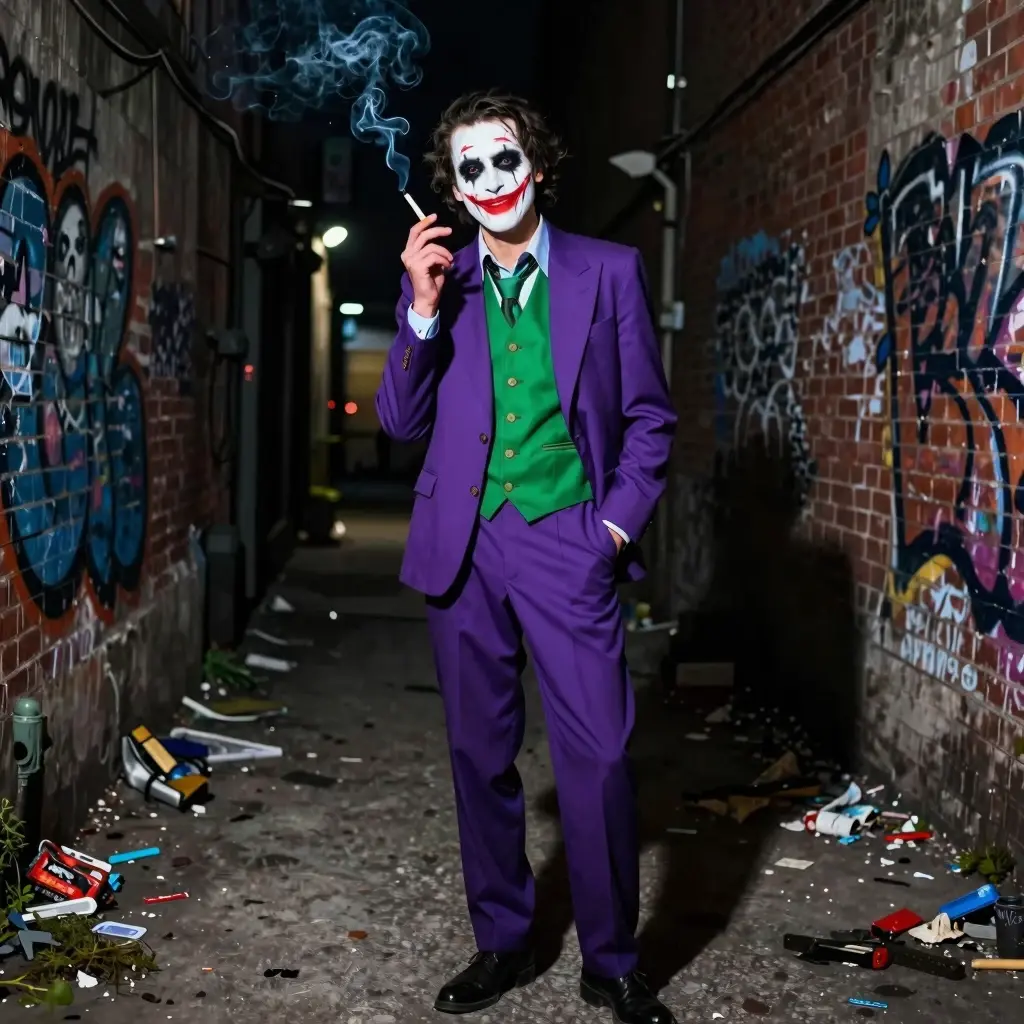 joker smoking