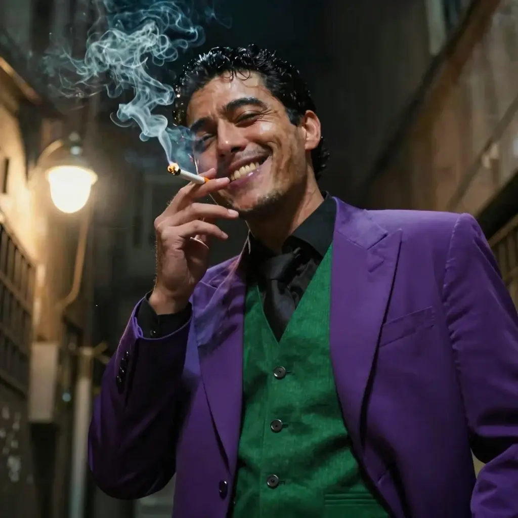joker smoking