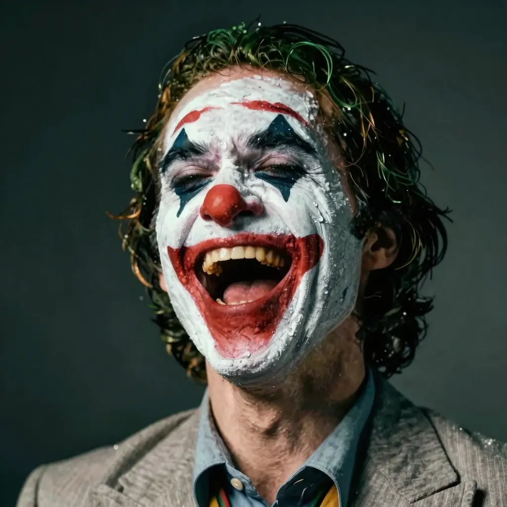 joker laughing gif