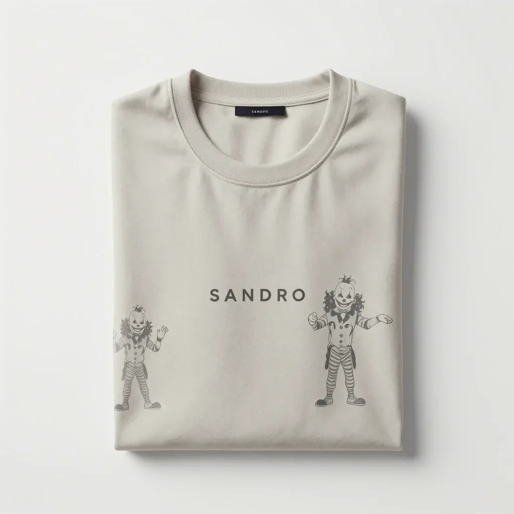 sandro minimal joker shirt