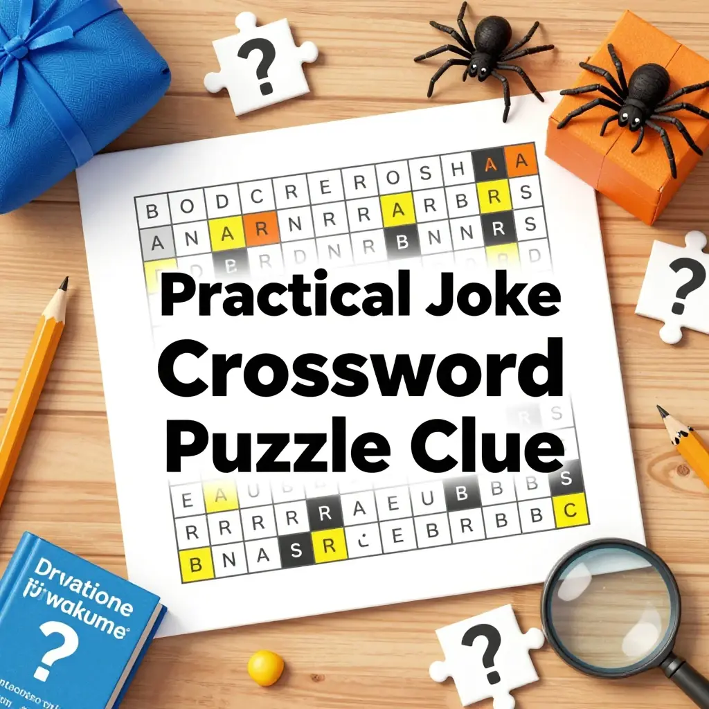 practical joke crossword puzzle clue
