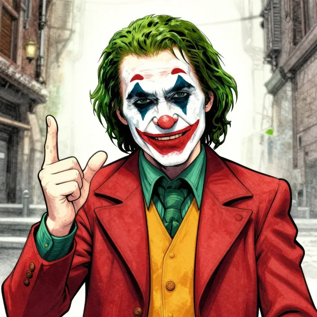 joker colouring