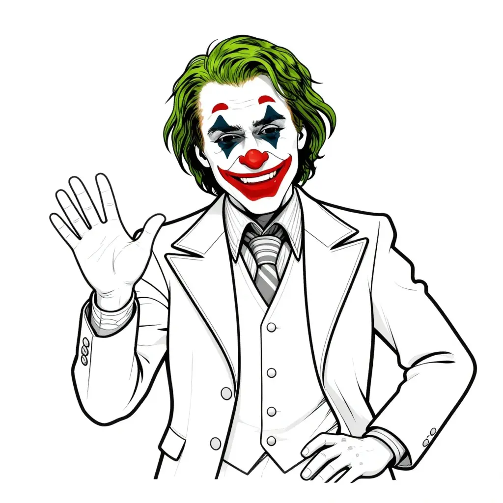 joker colouring