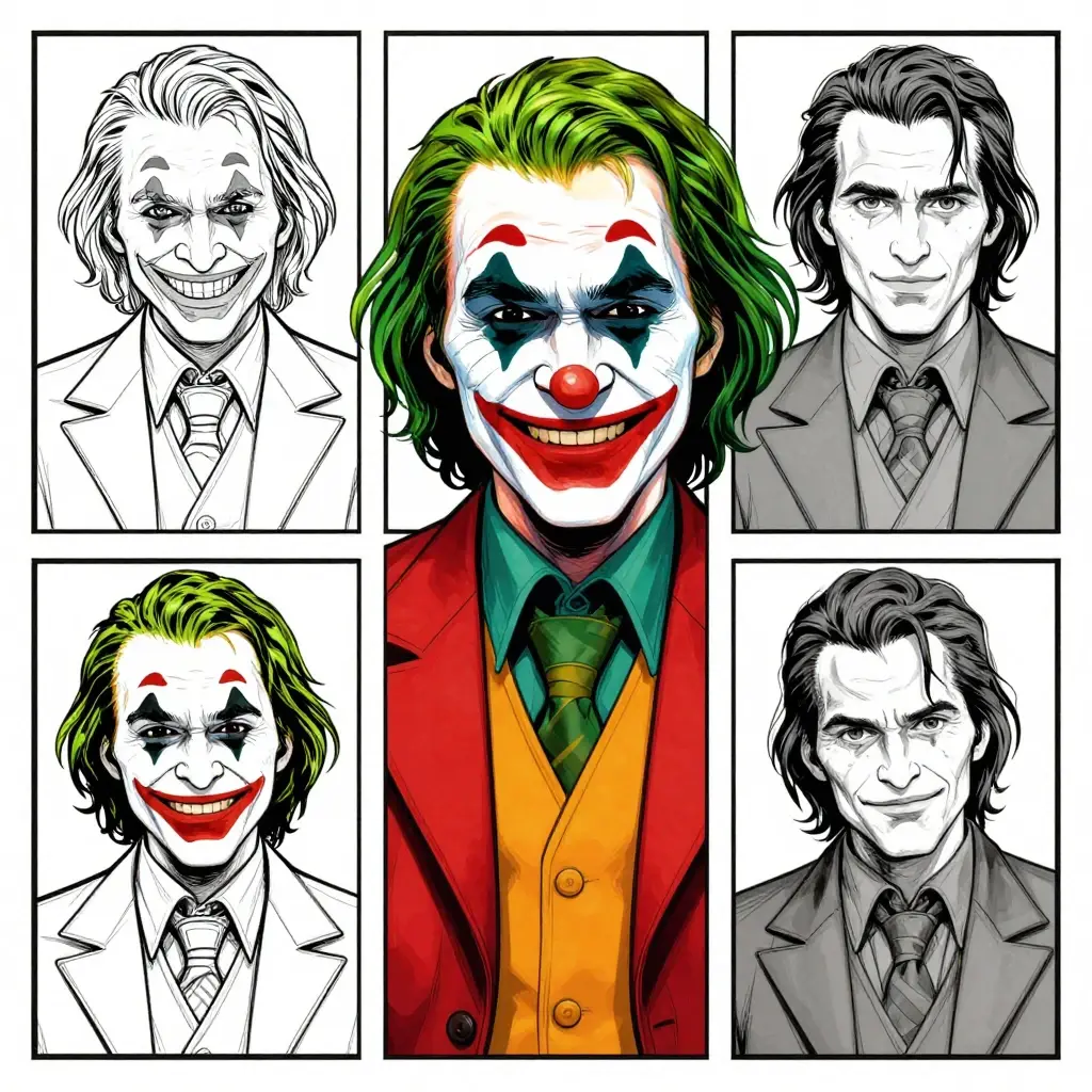joker colouring