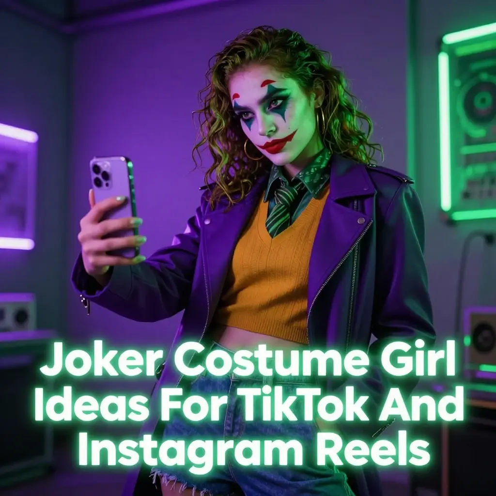 joker costume girl