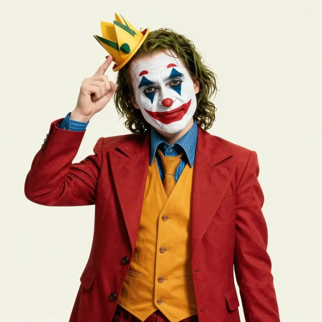 joker costume girl