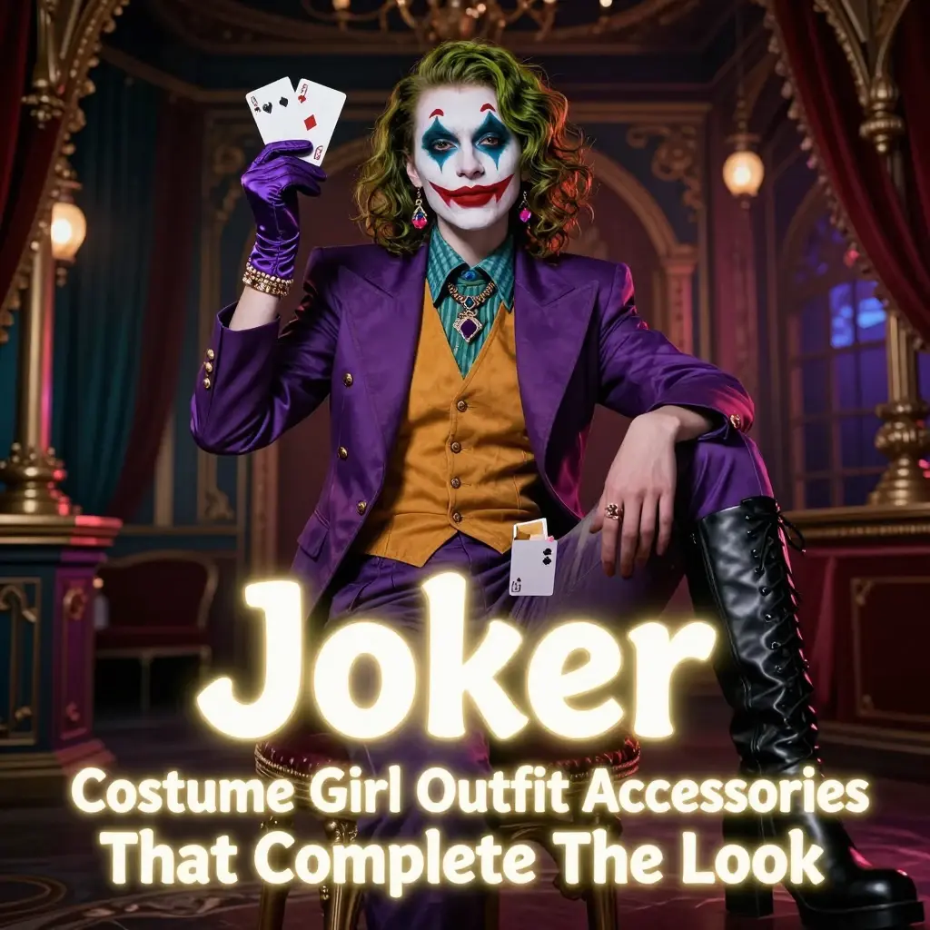 joker costume girl