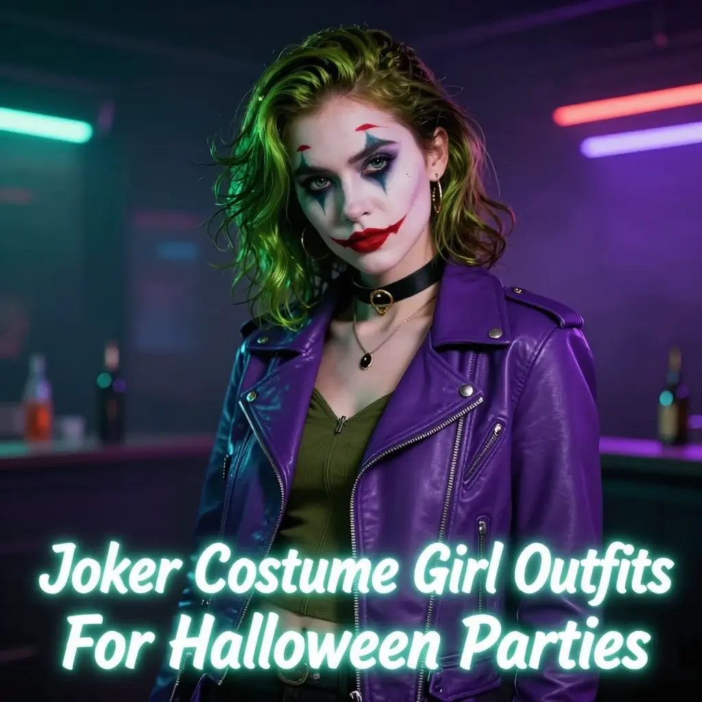 joker costume girl