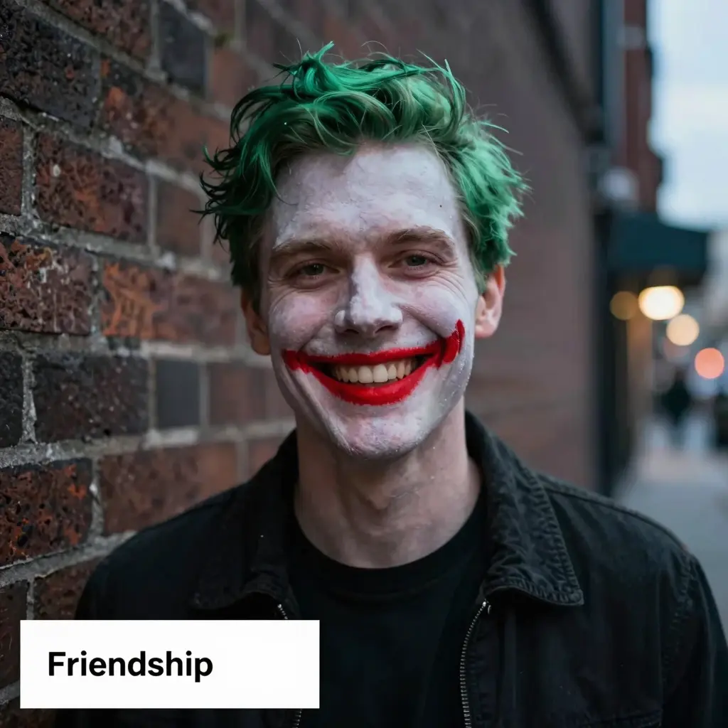 joker smiling